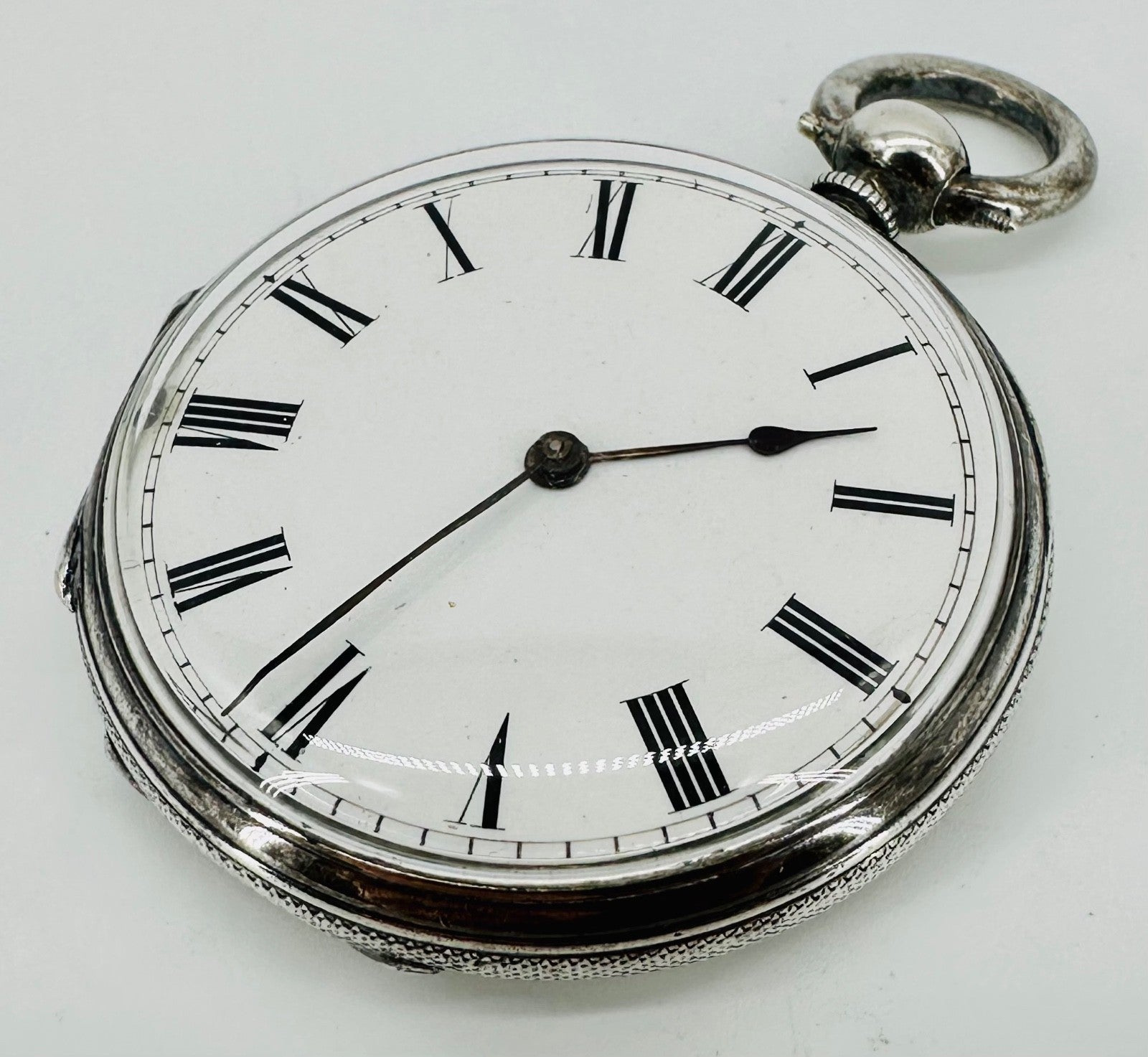 Antique Silver Cased Stauffer Pocket Watch – Working – W.W. Nichols c.1880s
