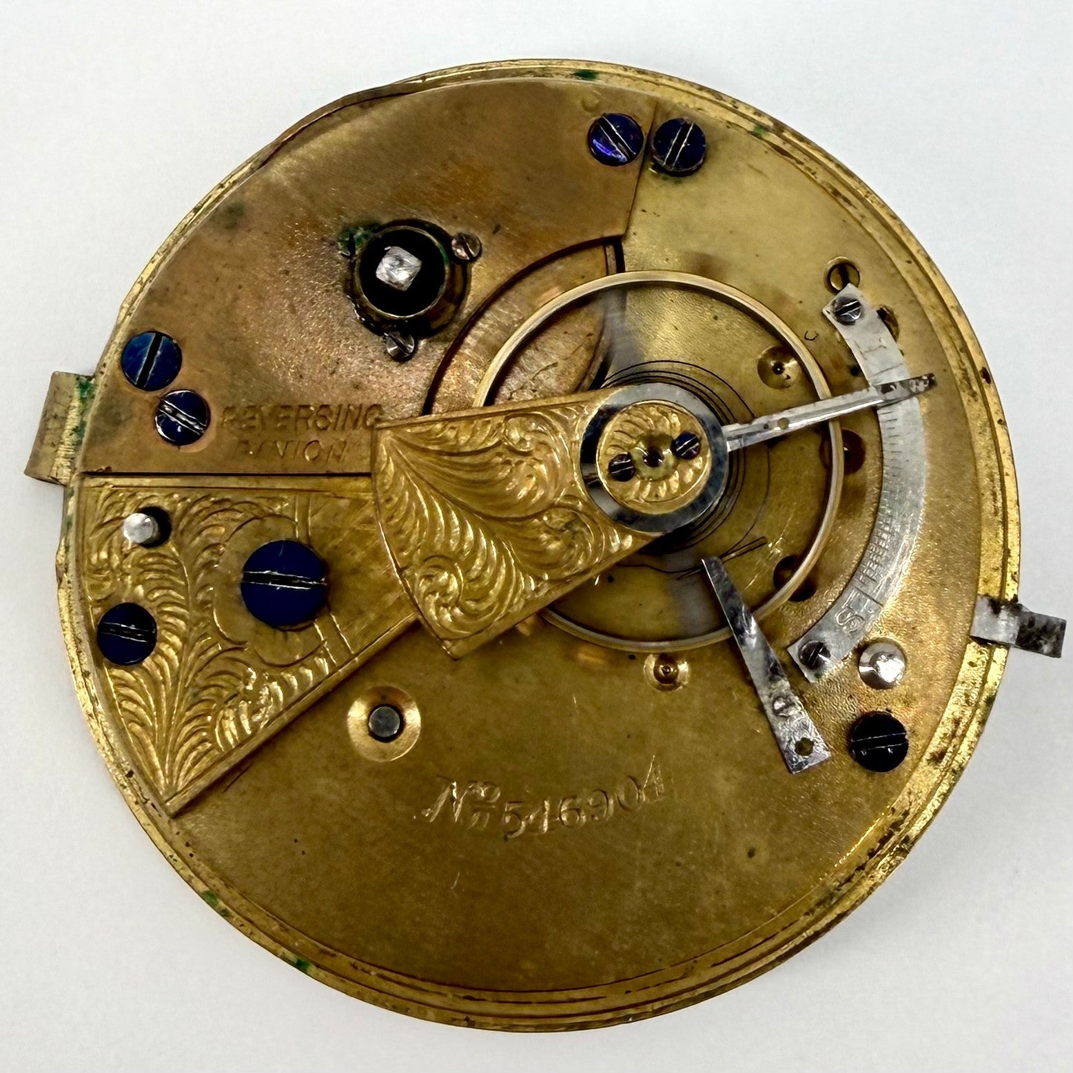 Antique J.G. Graves “Express” English Lever Pocket Watch Movement – Working