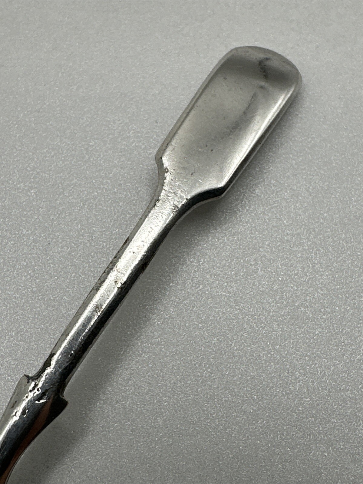 Antique Silver Plated Mustard Spoon