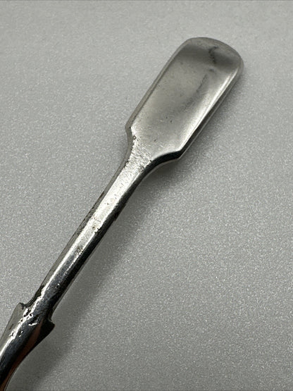 Antique Silver Plated Mustard Spoon
