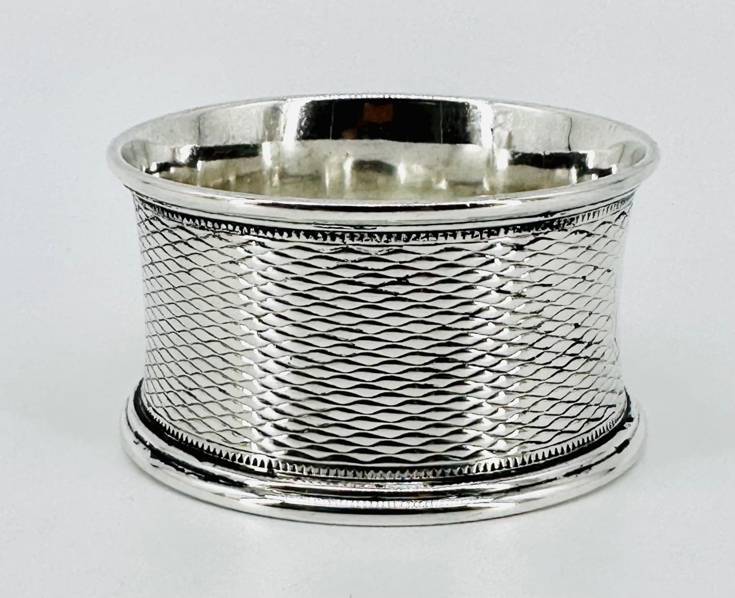 Antique Sterling Silver Napkin Ring – London 1854 – John Evans II