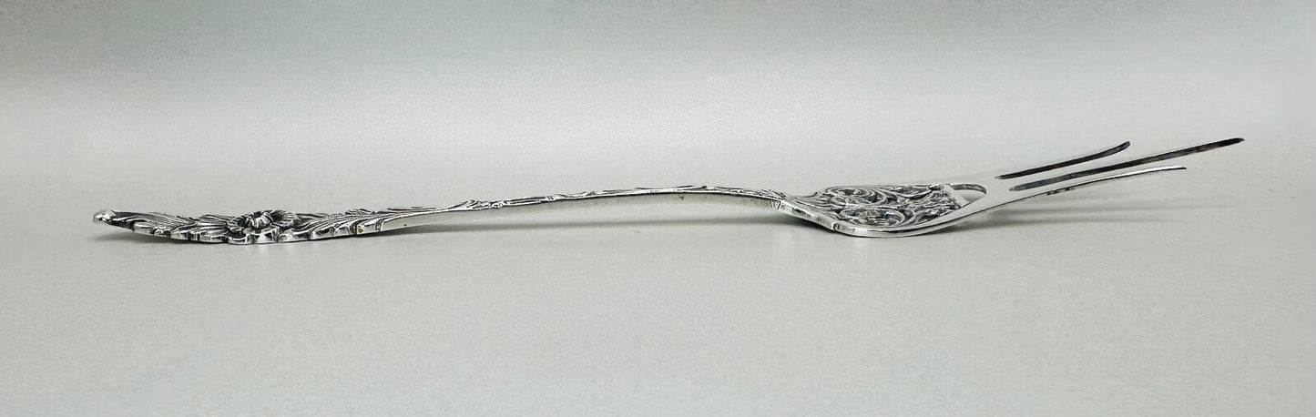 Antique Silver 3-Prong Fork Amsterdam Hallmark 1936 Zaandlandse Zilversmederije