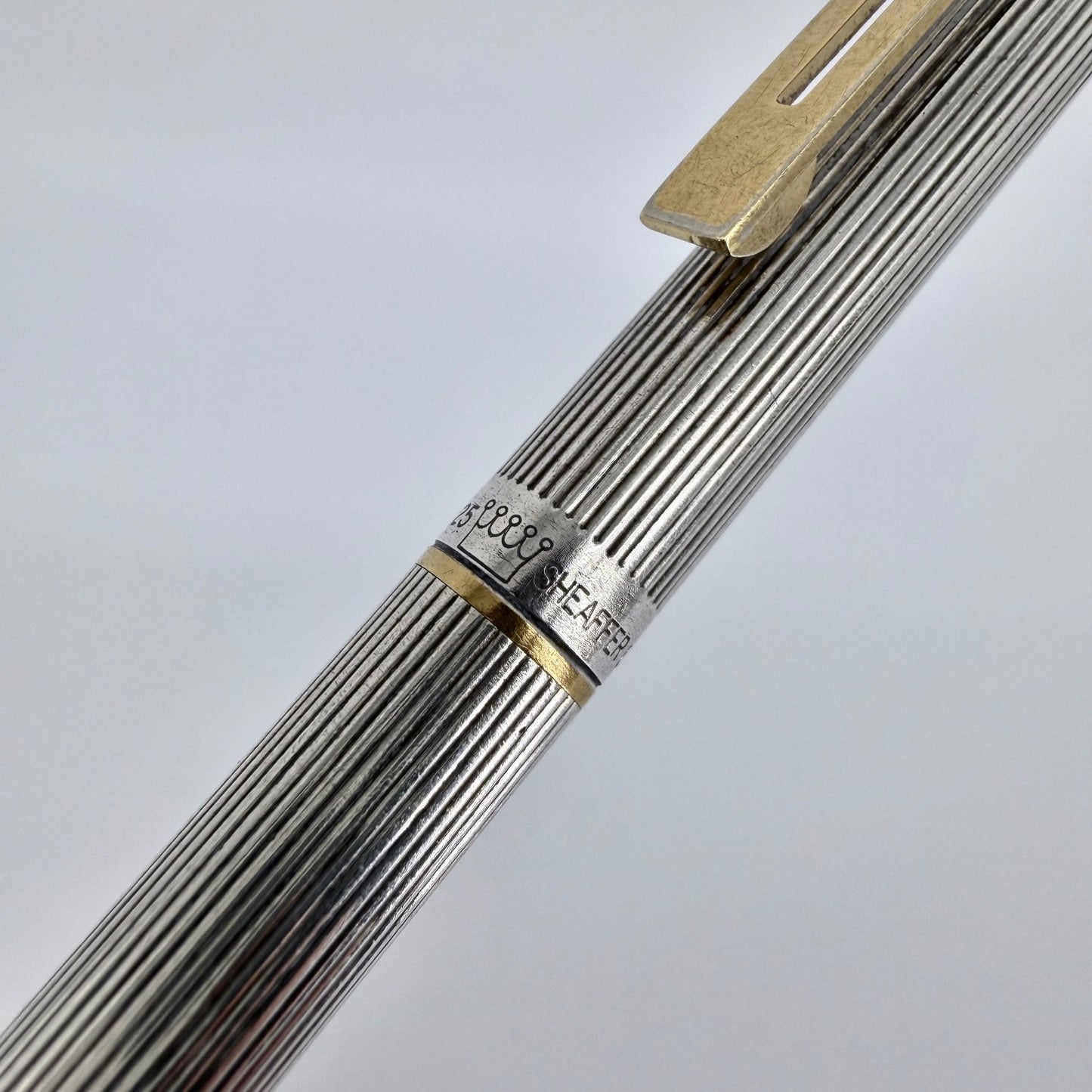 Sheaffer Sterling Silver Ballpoint Pen – London Import 1992 – USA Made