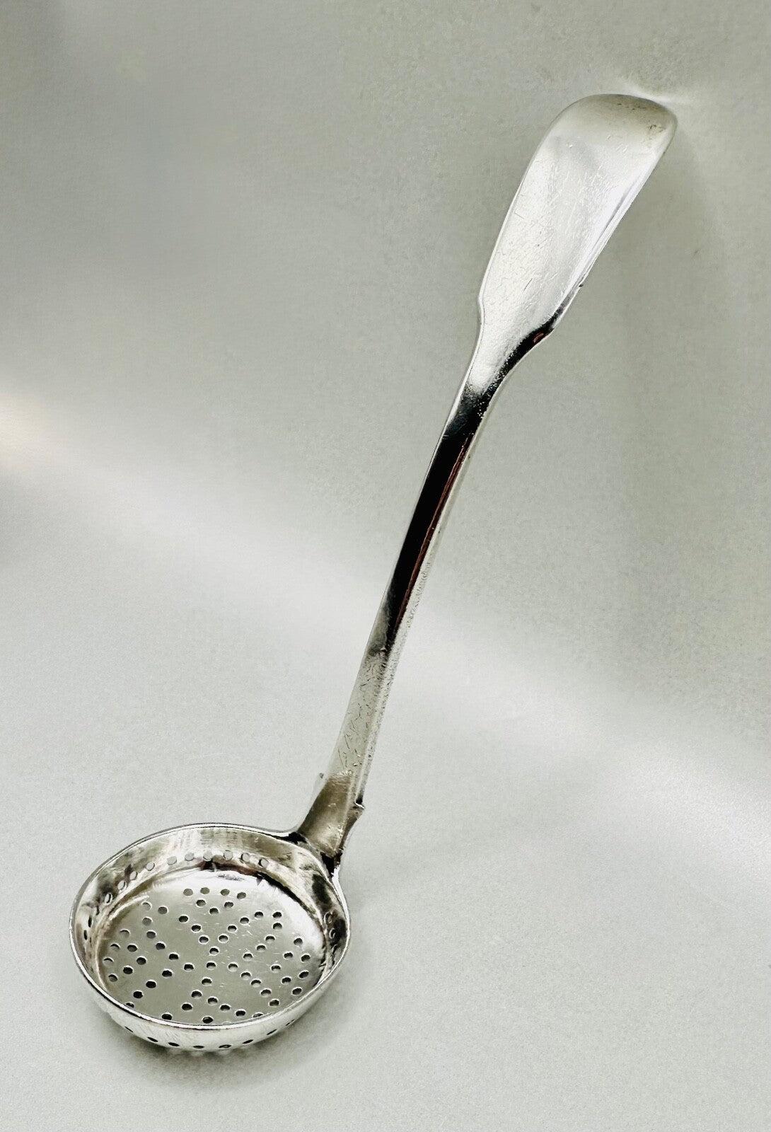 Antique Silver Sugar Sifter Spoon - London 1846 by Chawner & Co.