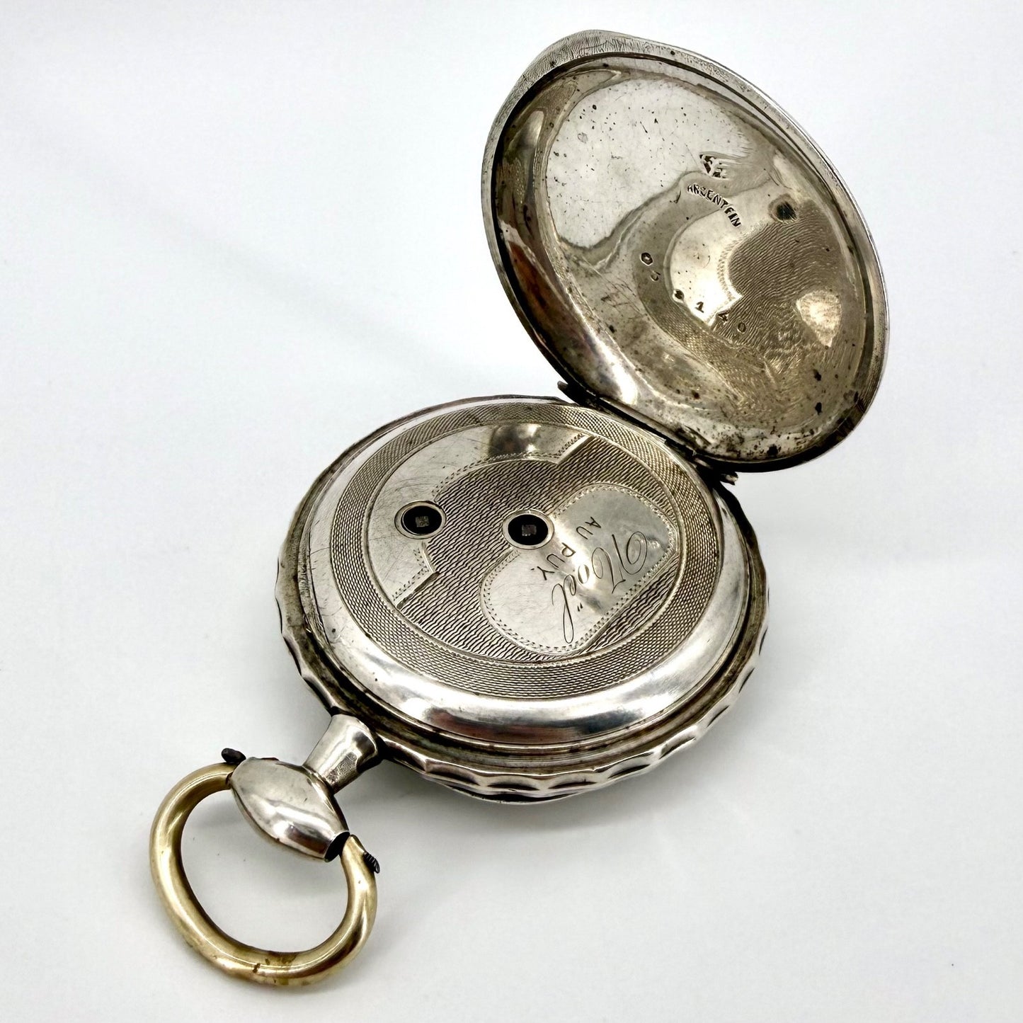 Antique French Silver Pocket Watch – Société Anonyme d’Horlogerie de Besançon