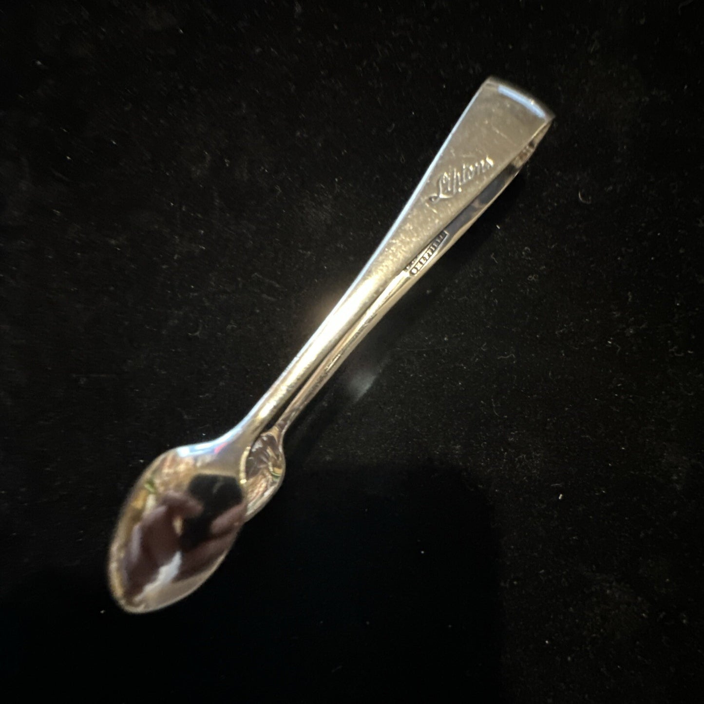 Antique Silver Plate Sugar Tongs - Liptons Branded- J H Potter