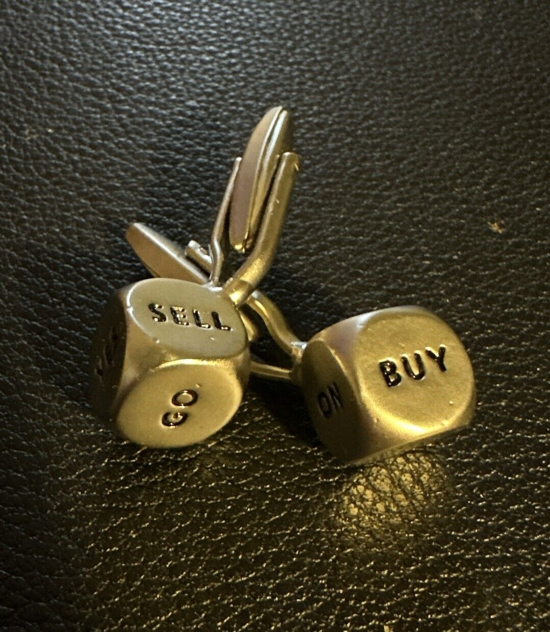 Yes No Go Stop Buy Sell Cufflinks