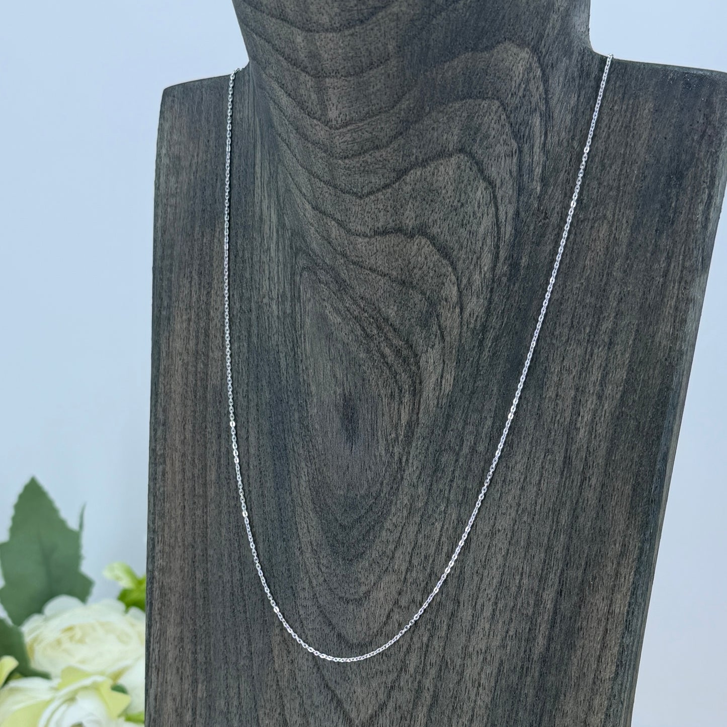 Brand New 925 Sterling Silver Trace Chain Necklace – 18" (45cm)