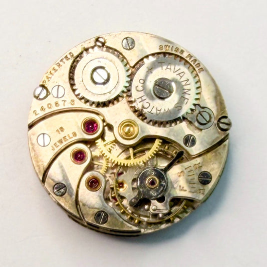 Tavannes Cal. 816 Manual Wind Watch Movement 19.4mm – For Spares or Repair - image 1