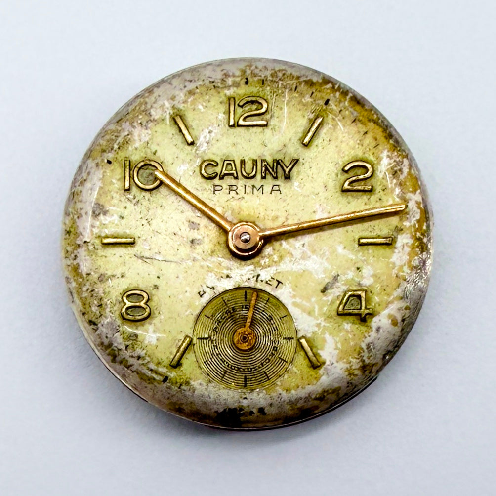 Felsa 722 “Cauny Prima” Watch Movement & Dial - 15 Jewel - Working