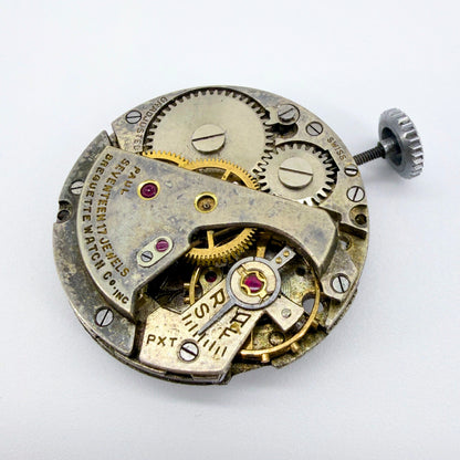 AS 1194 "Paul Breguette" Watch Movement – 17 Jewel – Spares or Repair