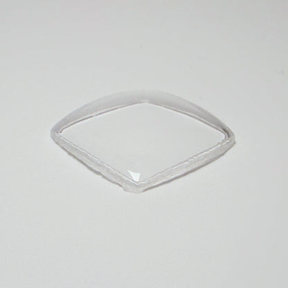 Curved Square - Bottom Edge Curved (Both Sides) - G-S Flexo Acrylic Watch Crystals - Vintage New Old Stock