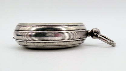 Antique Silver J.W. Benson “The Ludgate” Pocket Watch - London 1887 - Working