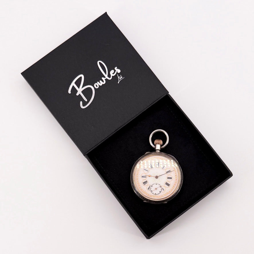 Antique Swiss 935 Silver Pocket Watch - Gédéon Thommen G.T. - Working