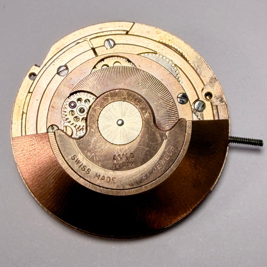 ETA 2452 "Avia" Automatic Watch Movement - 21 Jewels - Working