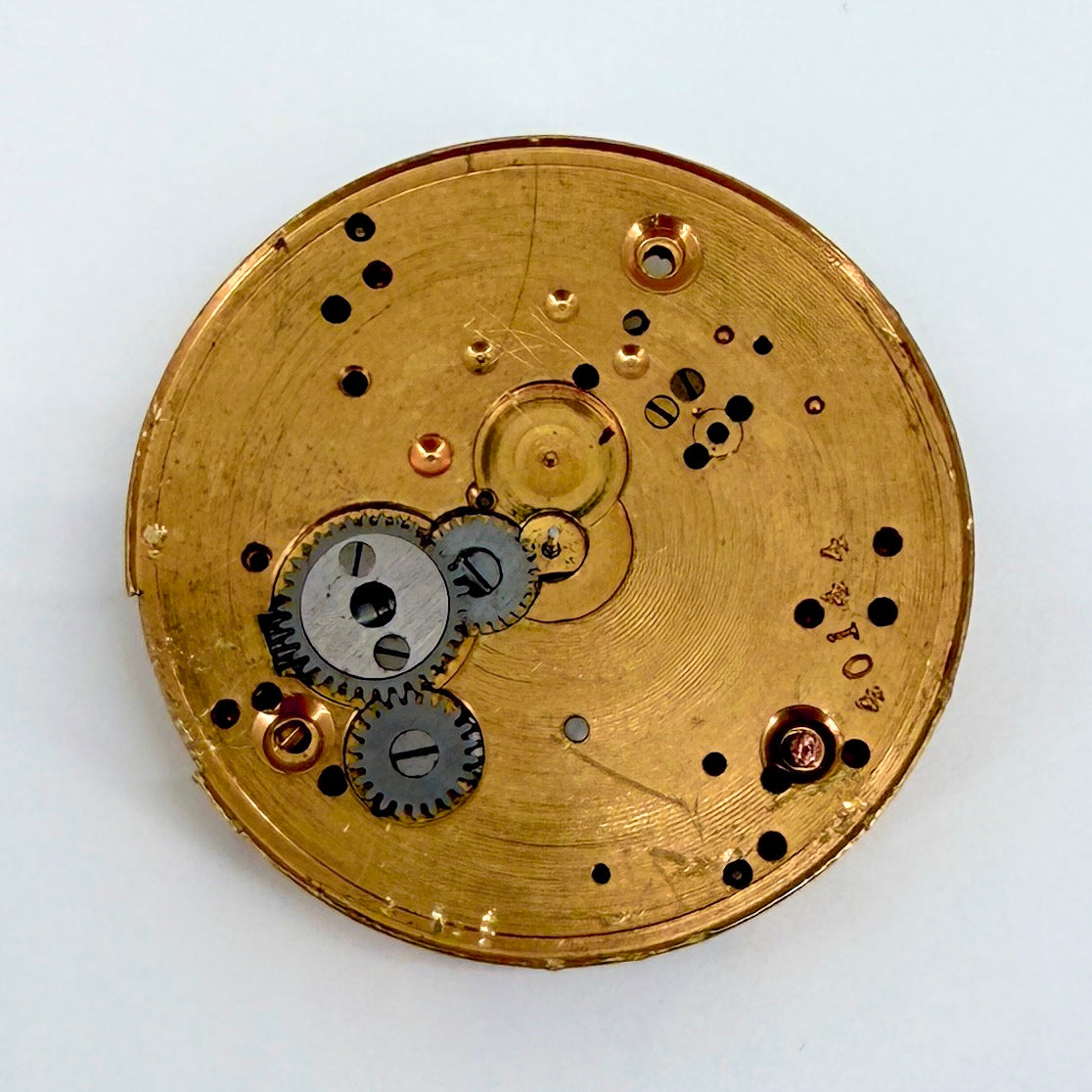 Antique Waltham Pocket Watch Movement - Model 1890 - 6s - Spares/Repair