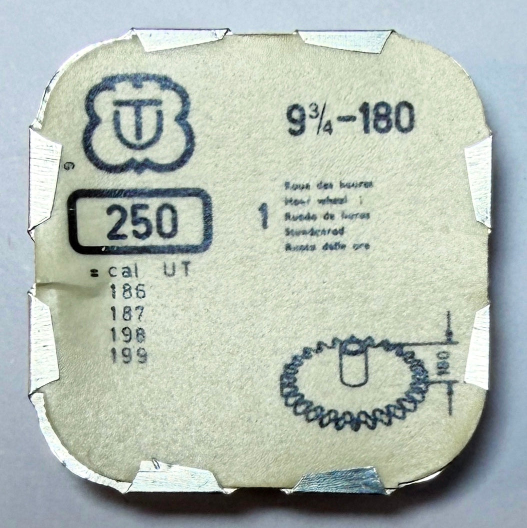 UT 180 - Hour Wheel, Height 1.80mm - 250