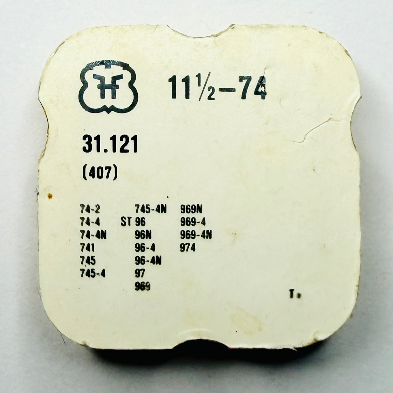 FHF 74 – Clutch Wheel (31.121 / 407)