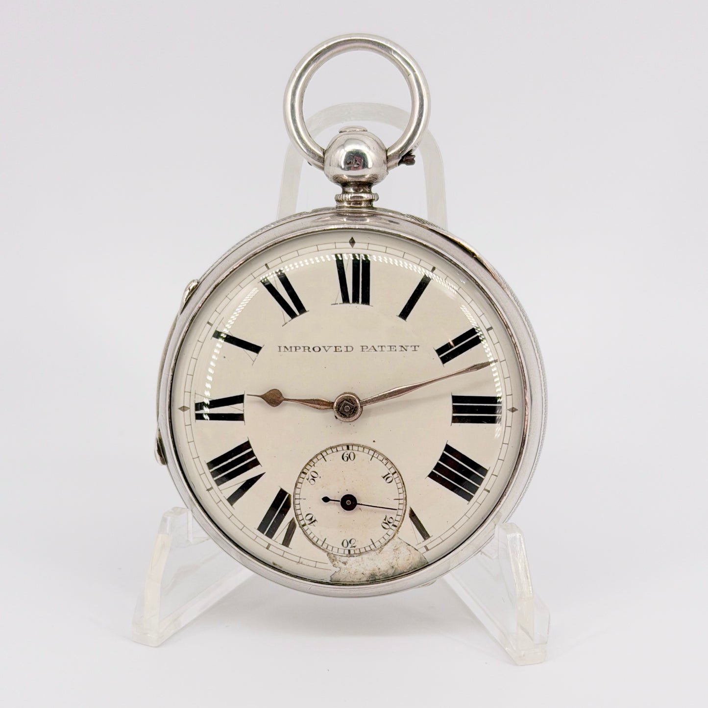 Antique Silver Fusee Pocket Watch - London 1873 William Carter - Working