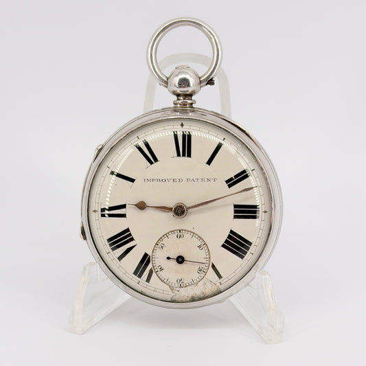 Antique Silver Fusee Pocket Watch - London 1873 William Carter - Working