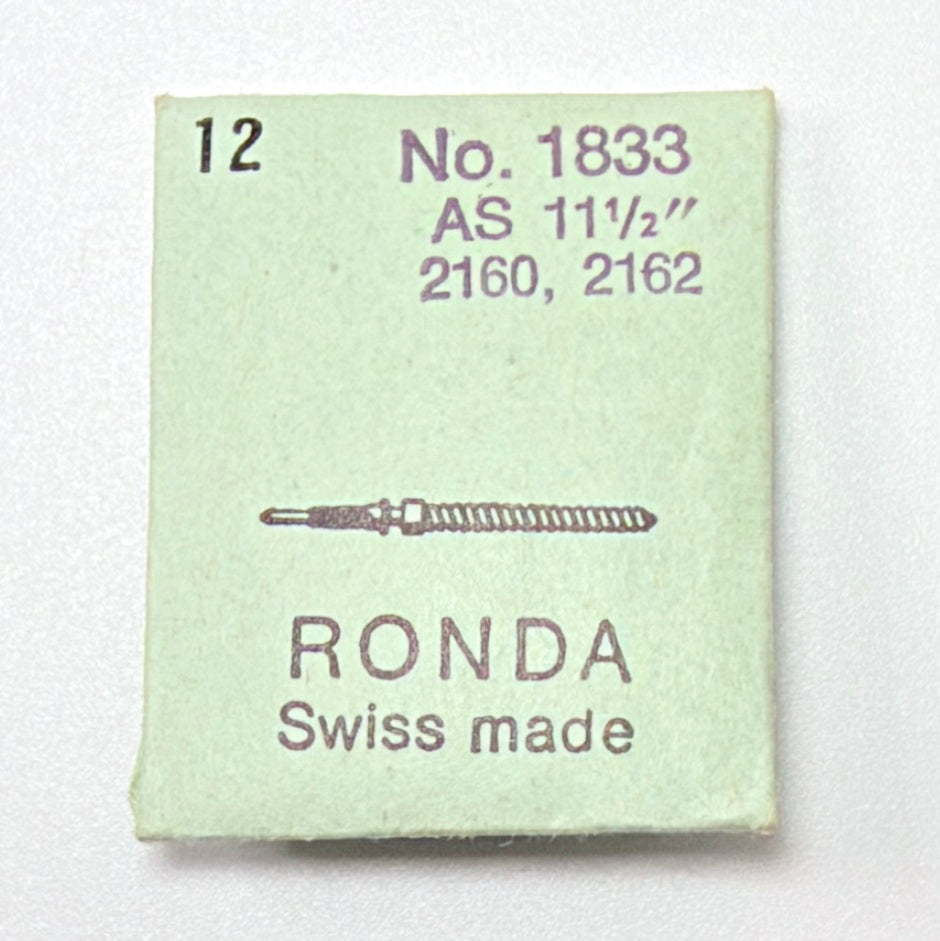 AS 2160, 2162 - Winding Stem - Ronda 1833 - image 1