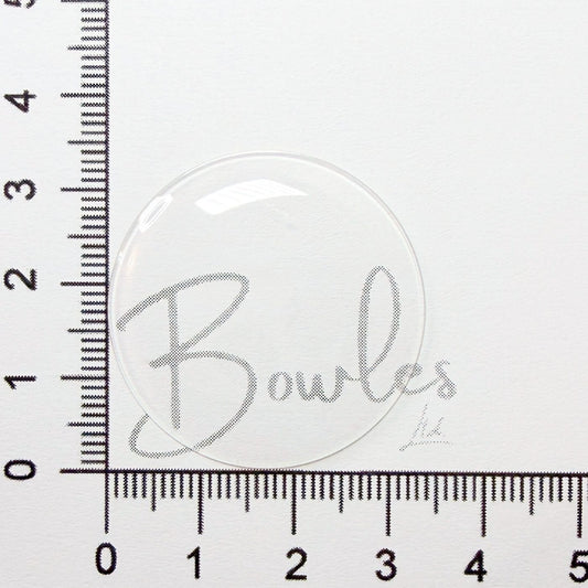 Antique New Old Stock — 33.7 mm — Round Low Dome — Mineral Glass Watch Crystal — WC0005/162 - image 1
