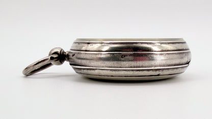 Antique Silver J.W. Benson “The Ludgate” Pocket Watch - London 1887 - Working