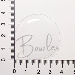 38.0mm Round Low Dome Mineral Glass Watch Crystal - Antique New Old Stock