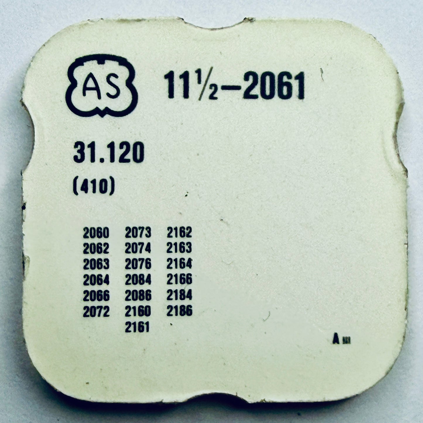 AS 2061 – Winding Pinion - 31.120 (410)