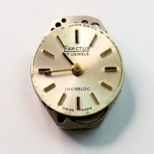 Exactus FHF 69-21 17J Swiss Watch Movement – For Spares or Repair - image 2