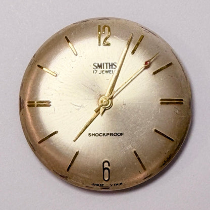 Smiths Cal. 627 Watch Movement & Dial - 17 Jewels - Working
