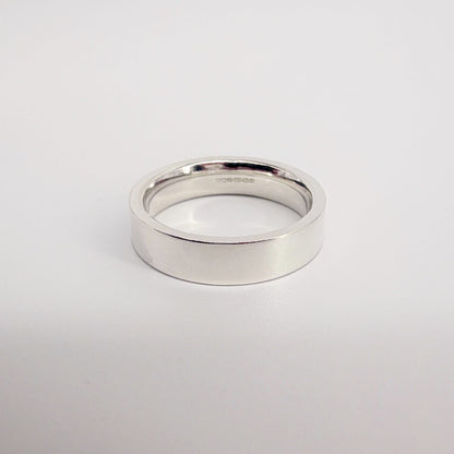 Brand New 925 Sterling Silver Wedding Ring, Size R, Hallmarked, Easy Fit - image 8