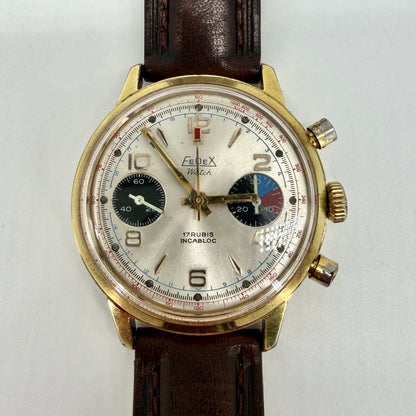 Vintage Fedex Chronograph Watch - Valjoux 7733