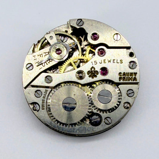 Felsa 722 “Cauny Prima” Watch Movement & Dial - 15 Jewel - Working
