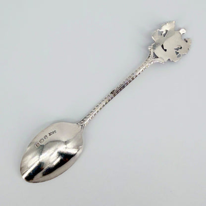 Sterling Silver Manchester Souvenir Tea Spoon, Birmingham 1945, Sydney & Co. - image 3