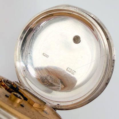 Antique Silver Cased Waltham Pocket Watch - Model 1883 - c.1903 - Working