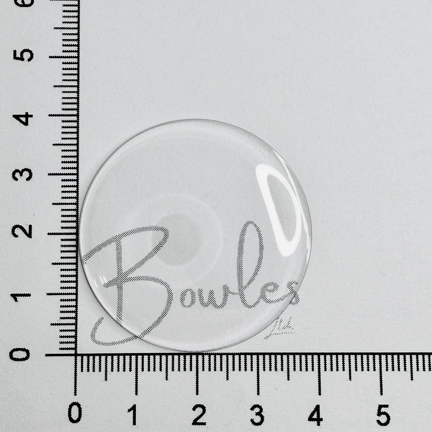 Antique Pocket Watch Crystal – 38.9 mm – Bullseye High Dome – Mineral Glass