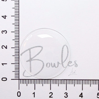 32.2mm Round Medium Dome Mineral Glass Watch Crystal - Antique New Old Stock - image 1
