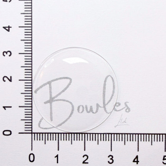 32.2mm Round Medium Dome Mineral Glass Watch Crystal - Antique New Old Stock - image 1