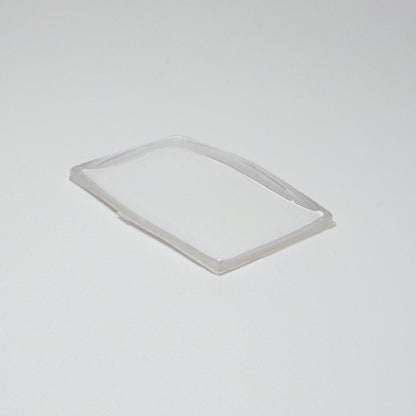 Hexagon - Bottom Edge Curved (Long Sides) - G-S Flexo Acrylic Watch Crystals - Vintage New Old Stock