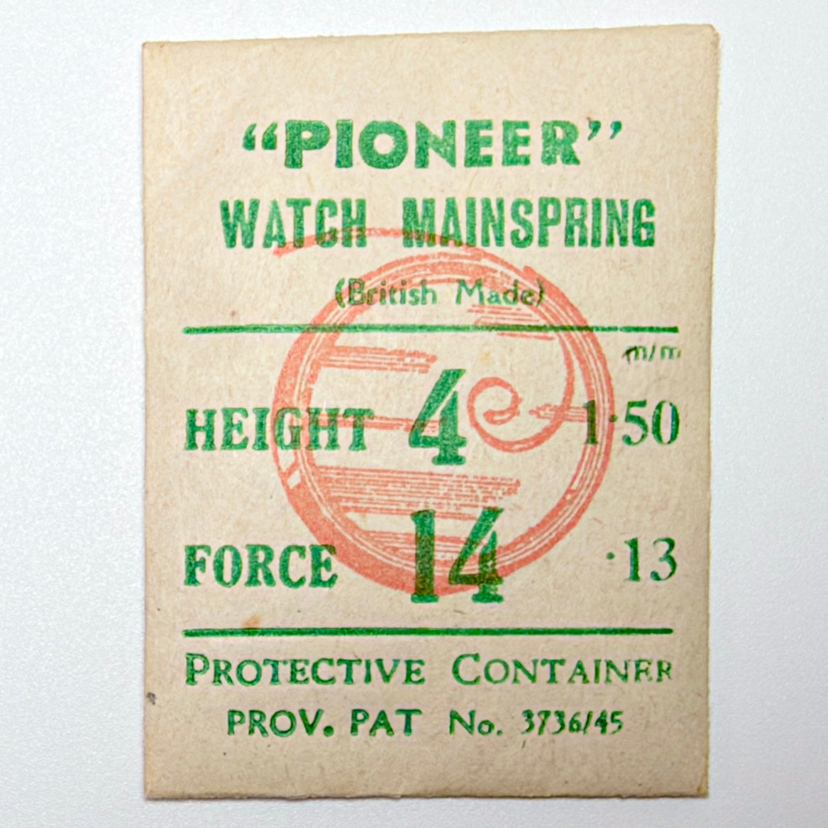 Pioneer Mainspring - H 1.5 mm × T 0.13 mm - image 1