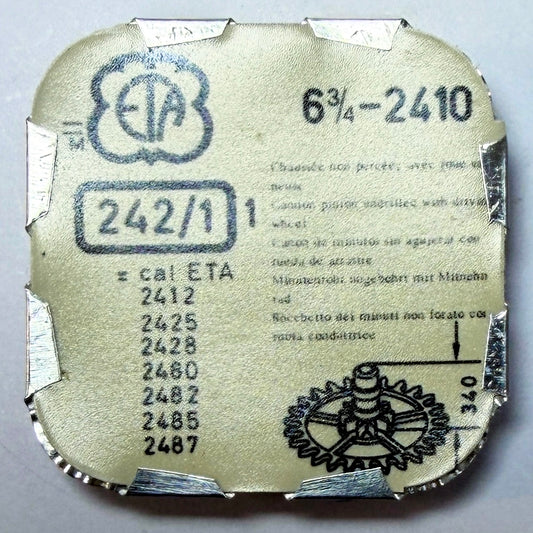 ETA 2410 - Cannon Pinion Undrilled With Driving Wheel, H 340 - 242/1