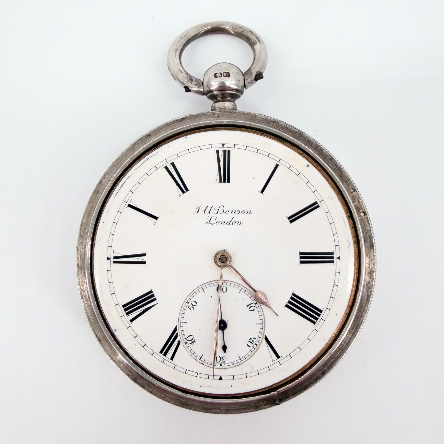 Antique Silver J.W. Benson “The Ludgate” Pocket Watch - London 1887 - Working