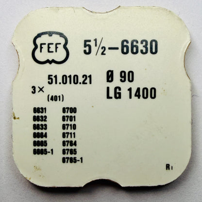 FEF 6630 – Winding Stem - Tap 90 (51.010.21 / 401)