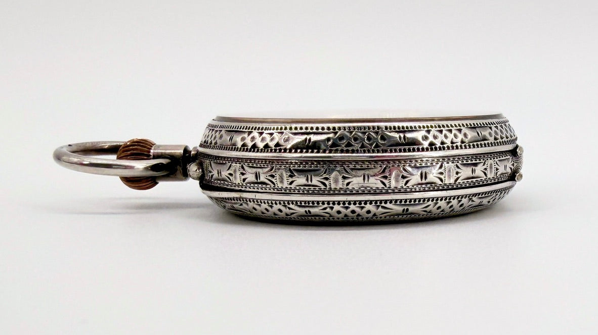 Antique Swiss 935 Silver Pocket Watch - Gédéon Thommen G.T. - Working