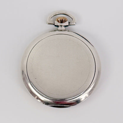 Longines Silver Pocket Watch Cal. 17.89ABC (ZZ Variant) c.1933 Working