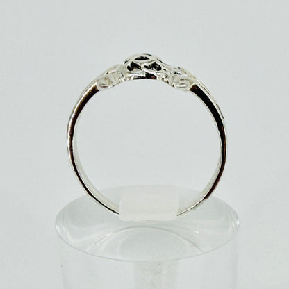Vintage Kit Heath 925 Sterling Silver Celtic Knot Ring UK Size S KH-93