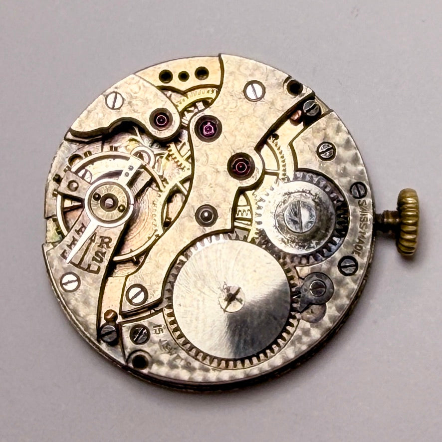 Antique FHF Swiss Watch Movement - 27.1mm - Working