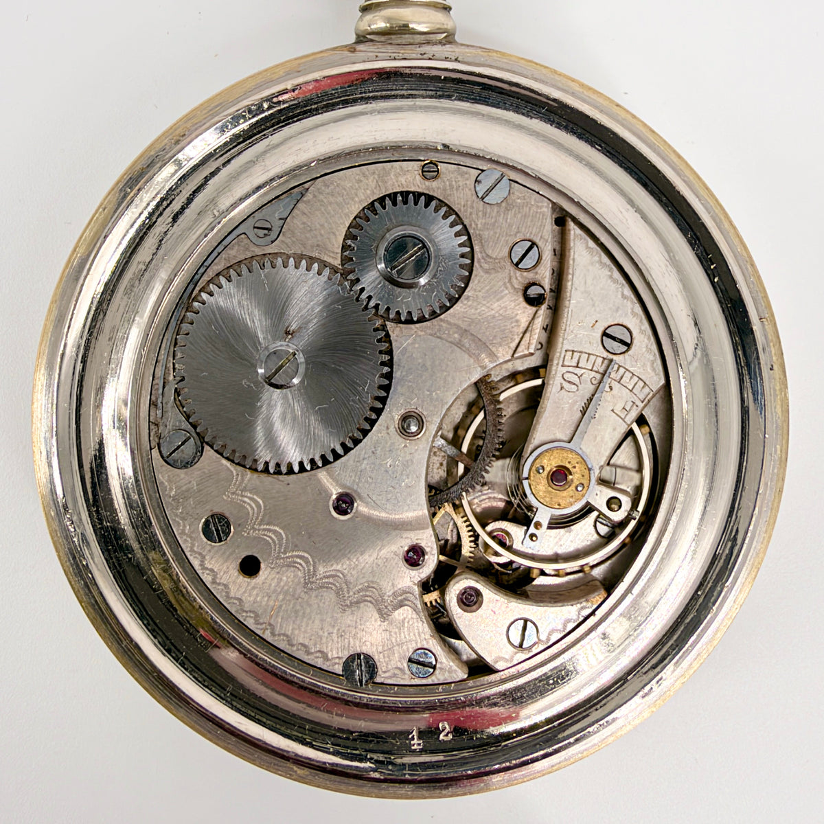Antique Superior Railway Timekeeper Pocket Watch – Swiss - Working - image 4