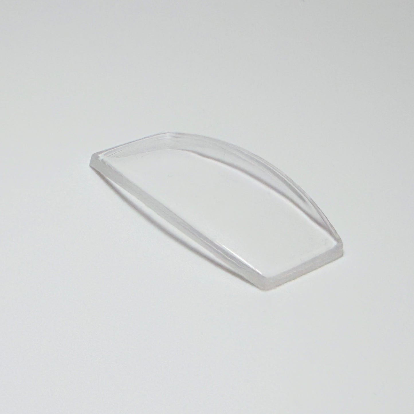 Tonneau / Barrel (PMT Series) - Bottom Edge Curved (Long Sides) - G-S Flexo Acrylic Watch Crystals - Vintage New Old Stock